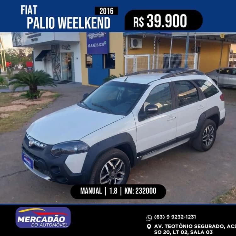 Fiat Palio Weekend Adventure Locker 1.8 Flex 2016