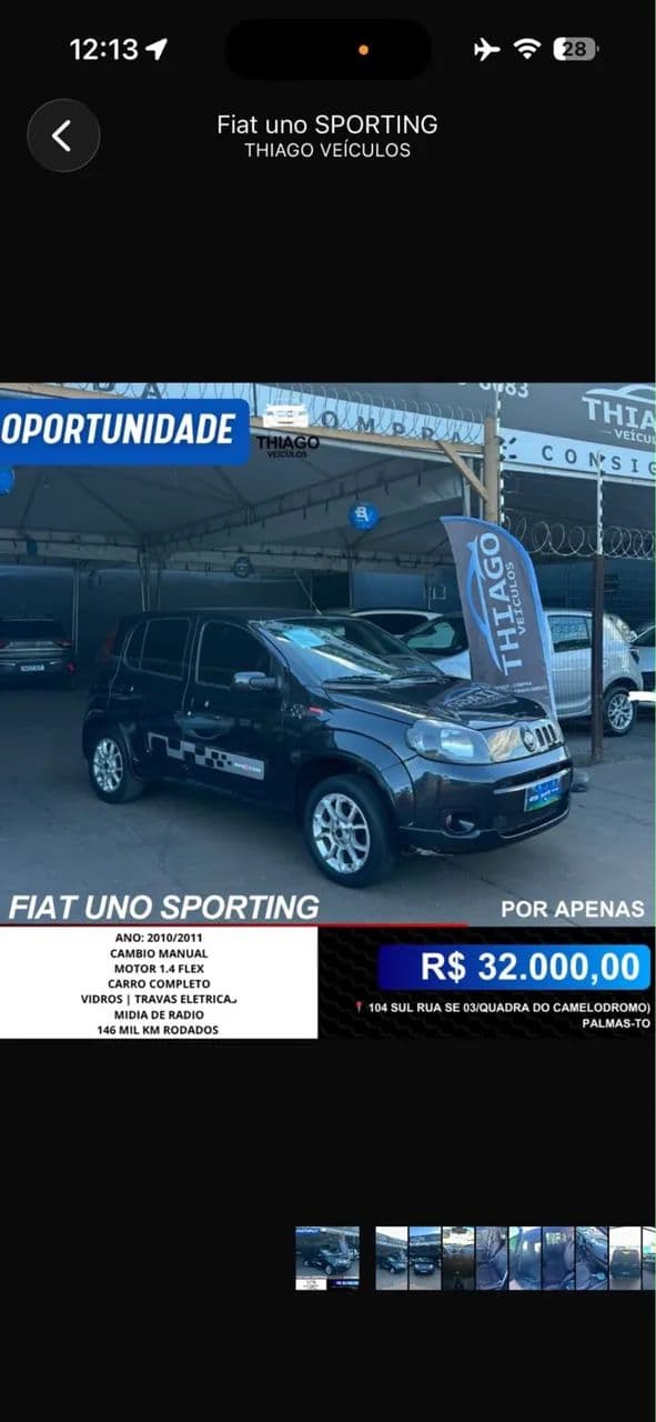 Fiat Uno Sporting 1.4 EVO Fire Flex 8V 4P 2011