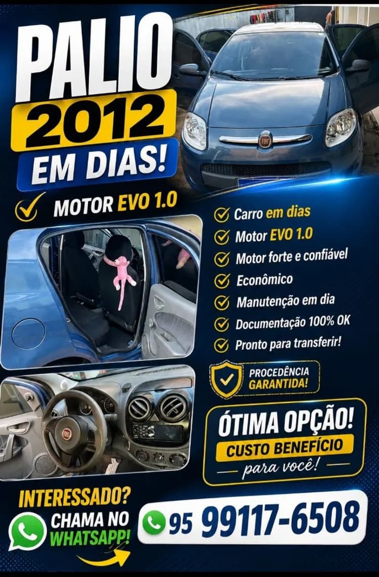 Fiat Palio Attractive 1.0 EVO Fire Flex 8V 5P 2013