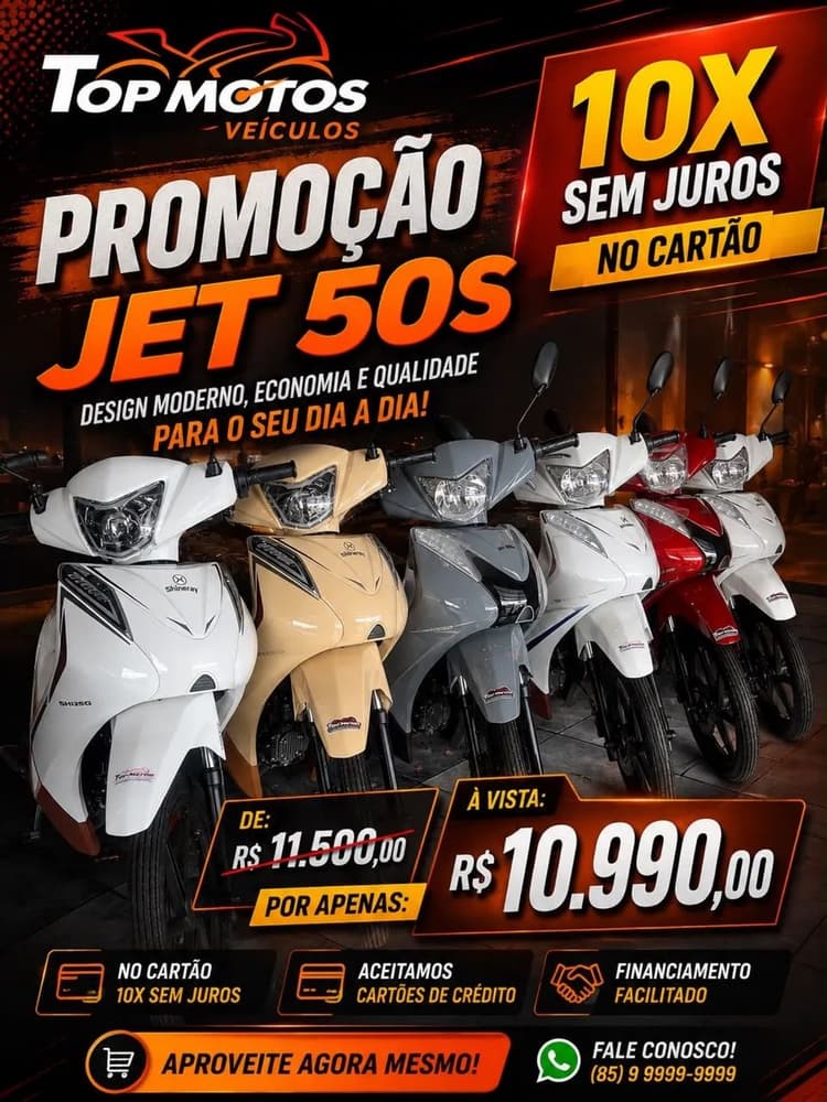 Shineray Jet 50c zero km-2026