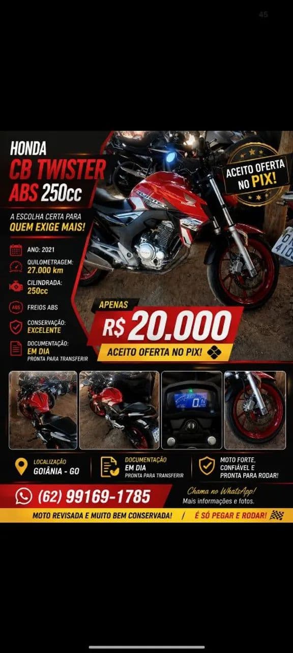 CB TWISTER ABS 2021