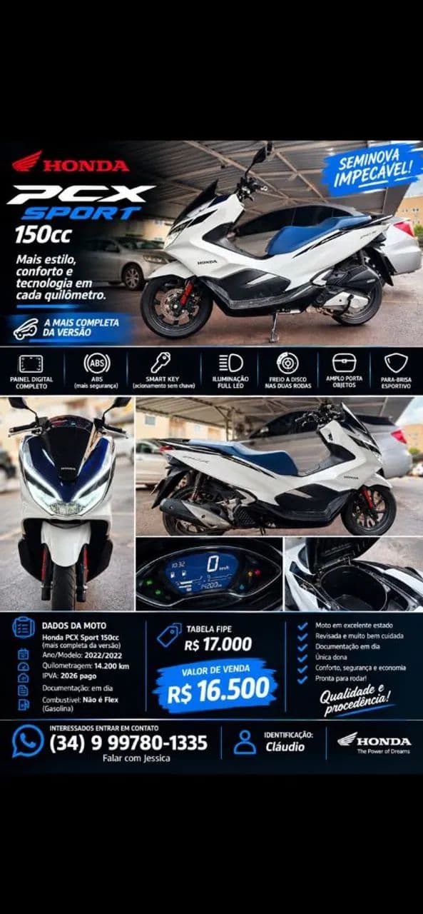  HONDA PCX SPORT   