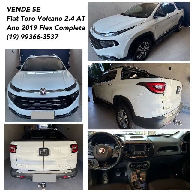 Fiat Toro Volcano 2.4 16V Flex Aut. 2019