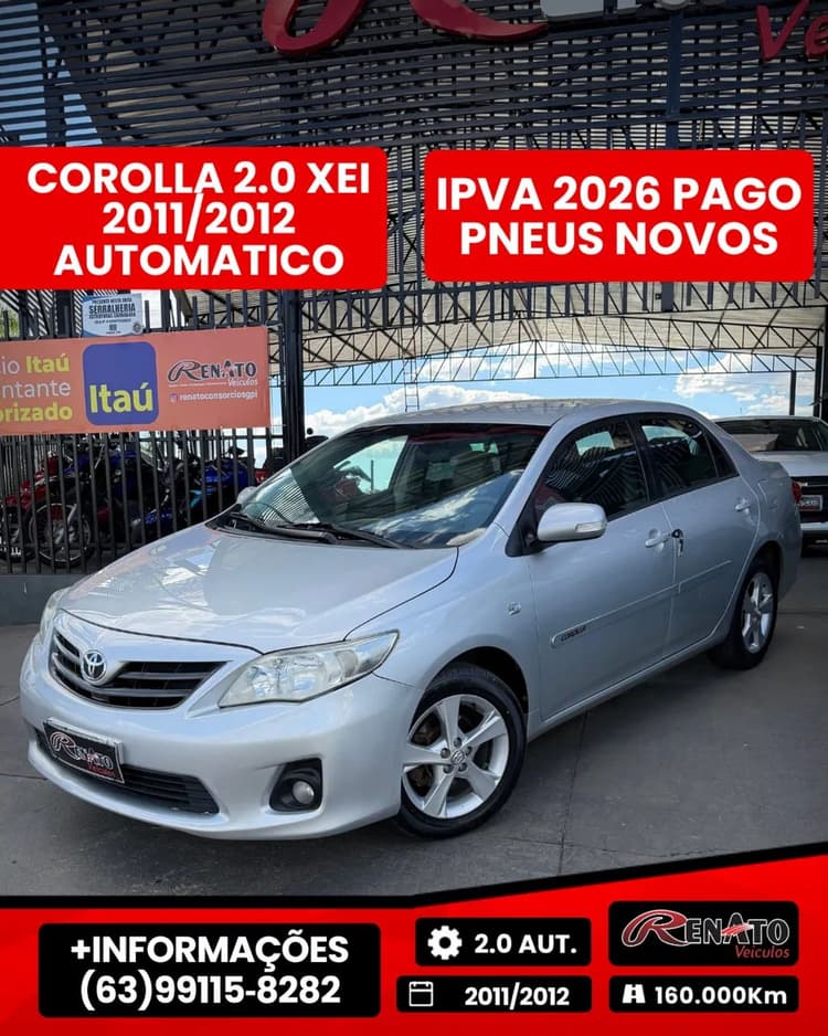 Toyota Corolla XEI 2.0 Flex 16V Aut. 2012