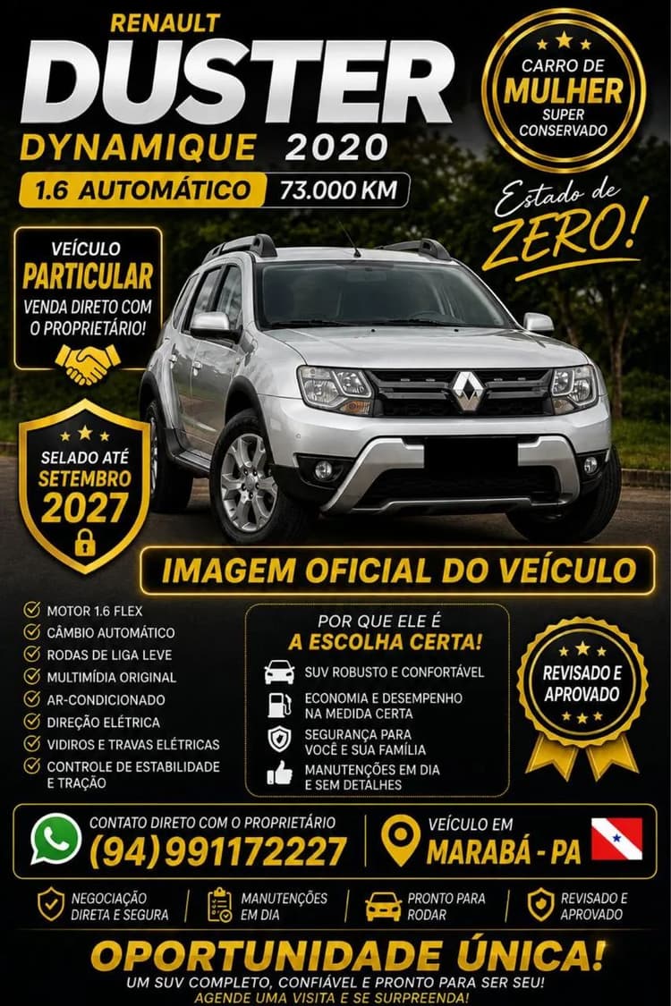 Renault Duster Dynamique 1.6 Flex 16V Aut. 2020