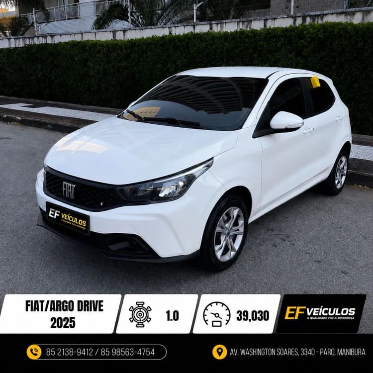 Fiat Argo Drive 1.0 6V Flex 2025