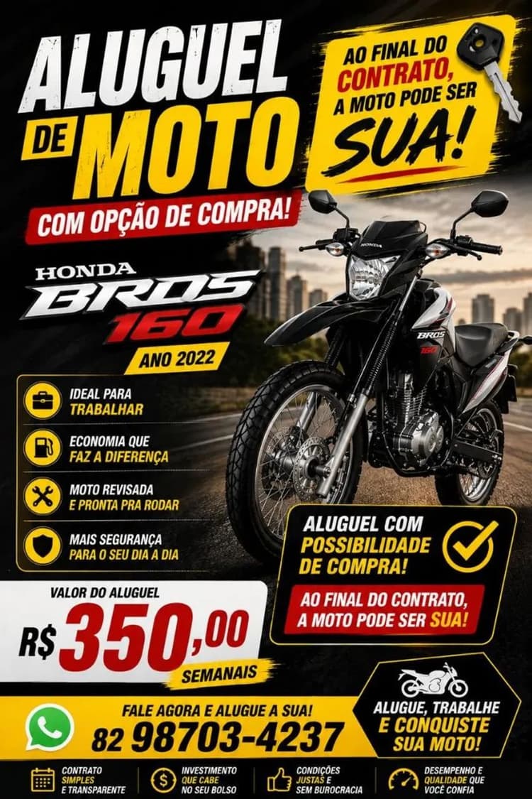 Bros para locação 