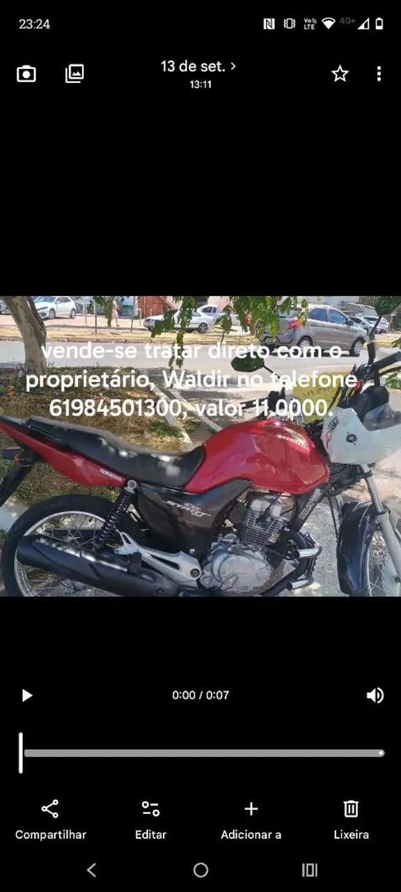 Moto conservada 