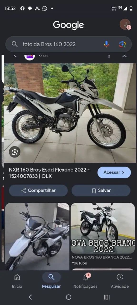 Moto pra vender 