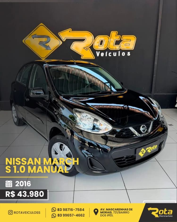 NISSAN MARCH 1.0  Flex 2016
