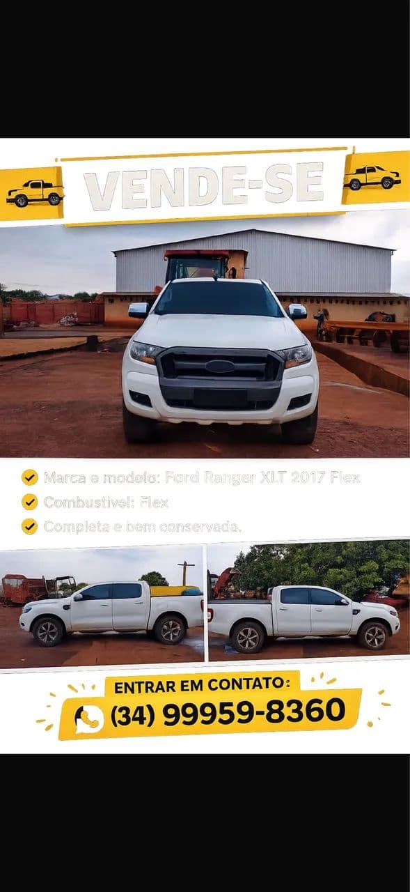 Ford Ranger XLT 2.5 16V 4X2 CD Flex 2017