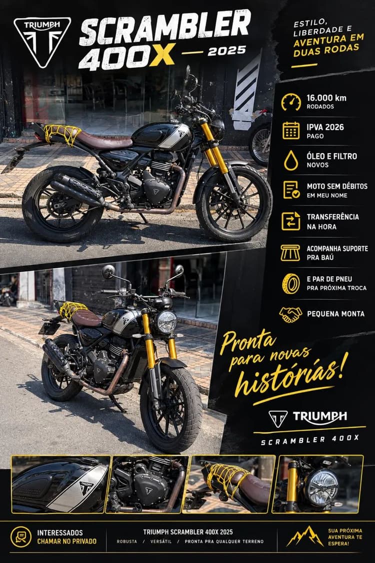 Triumph Scramber 400x 2025