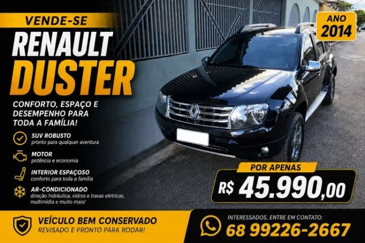 Renault Duster Dynamique 1.6 Hi-flex 16V Mec. 2014