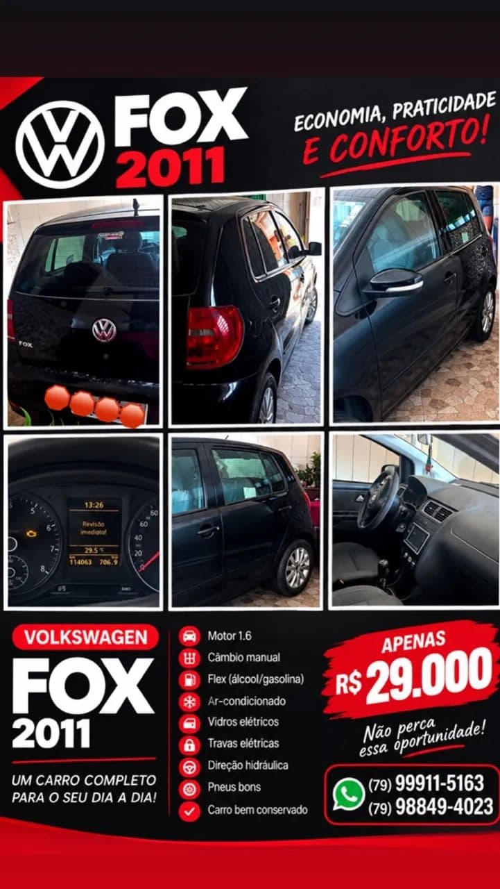 Volkswagen Fox 1.0 MI Total Flex 8V 5P 2011