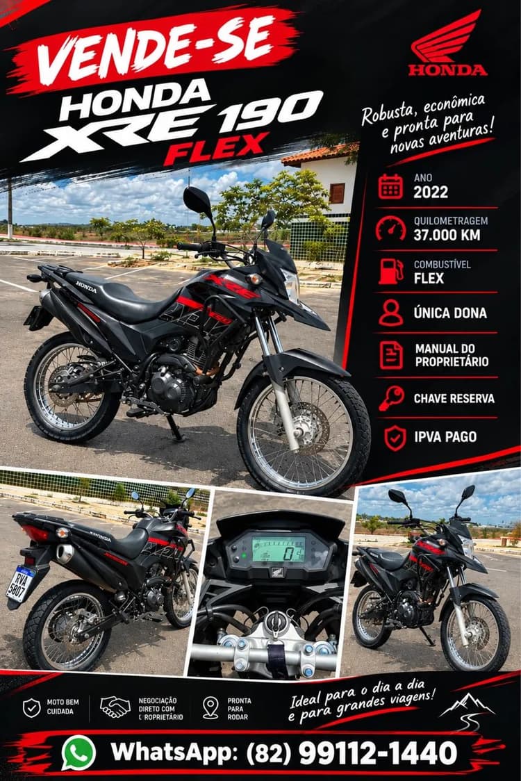Xre 190 2022 