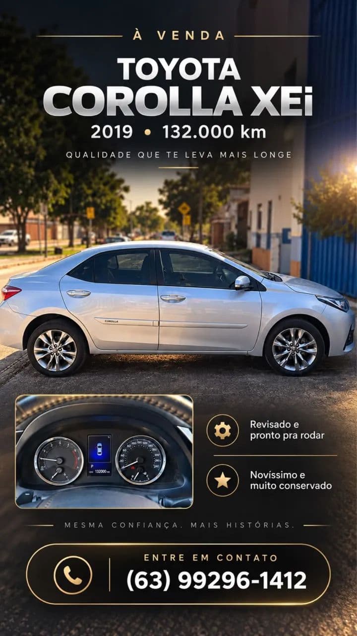 Toyota Corolla XEI 2.0 Flex 16V Aut. 2019