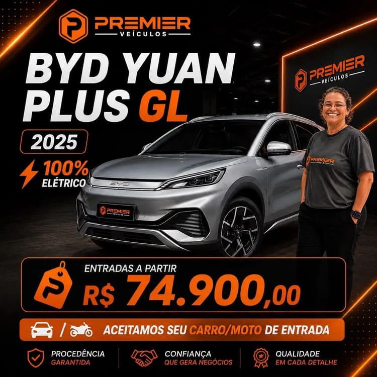 BYD Yuan Plus Elétrico 2025