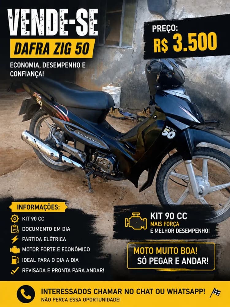 Drafta Zig 50 com 90 cc