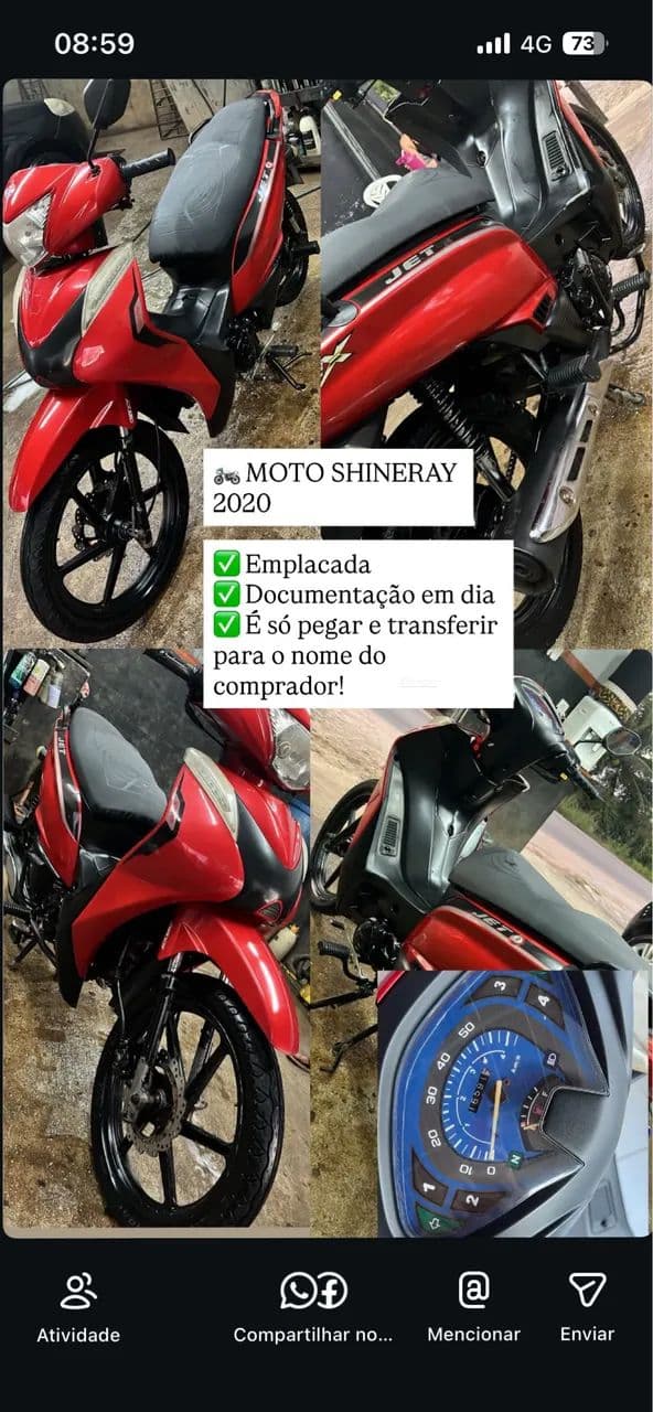 Moto shineray 