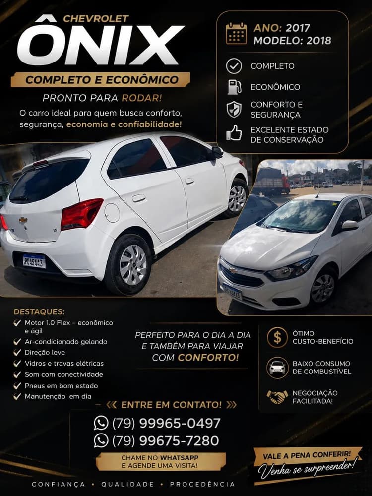 Chevrolet Onix Hatch LT 1.0 8V Flex Mec. 4P 2018