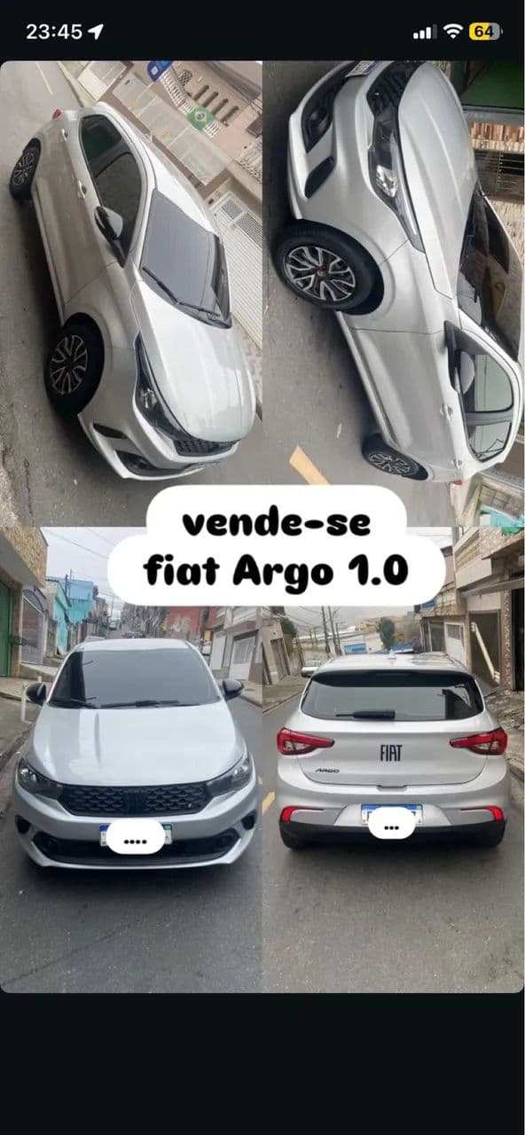 Fiat Argo 1.0 6V Flex. 2022