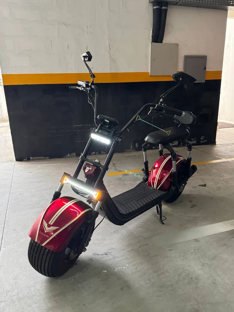 Scooter Elétrica 2000w Vermelha