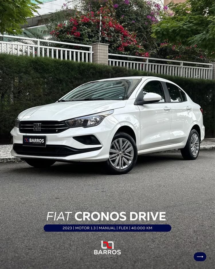 Fiat Cronos Drive 1.3 8V Flex 2023