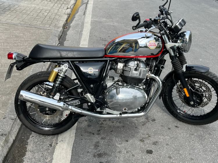 Royal enfield 650 interceptor cromada