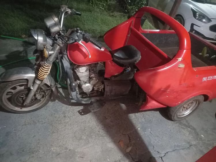 Motocar para fazer seu transporte de água e gás 