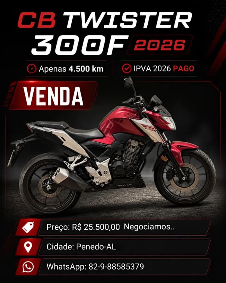Honda CB300F Twister 