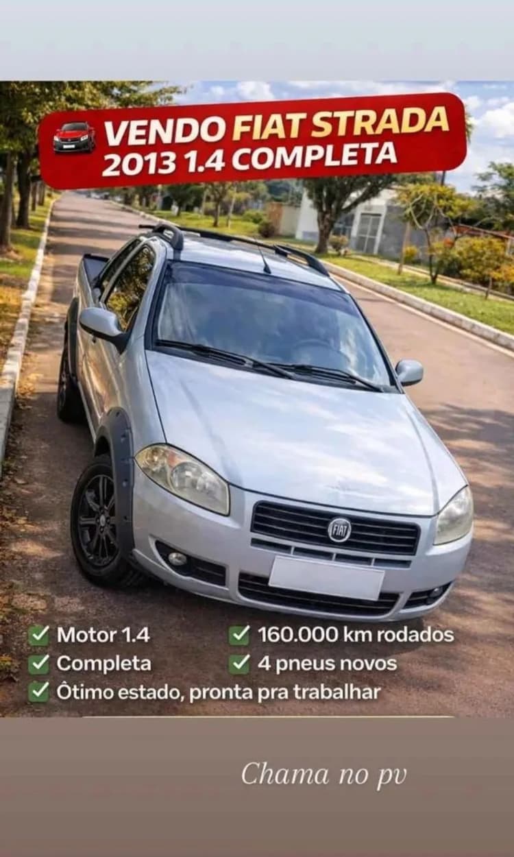 Fiat Strada Working 1.4 MPI Fire Flex 8V CE 2013