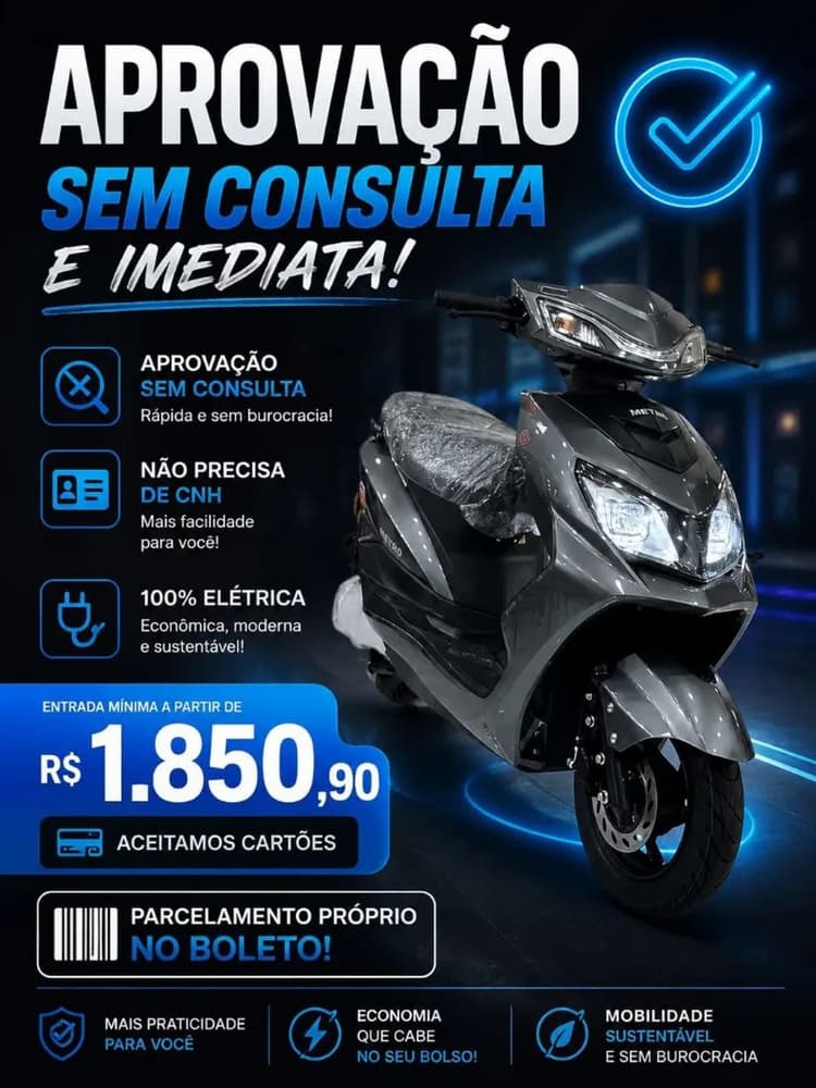 SCOOTER ELETRICA R$1850