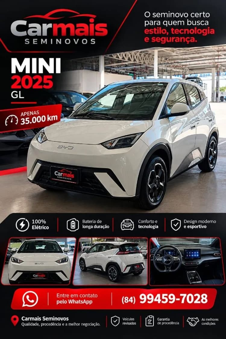 BYD Dolphin Mini (Elétrico) 2025