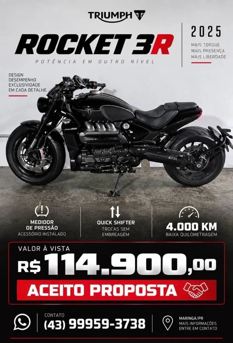 MOTO PRA EXIGENTE E QUE SABE O QUE QUER 2500cc