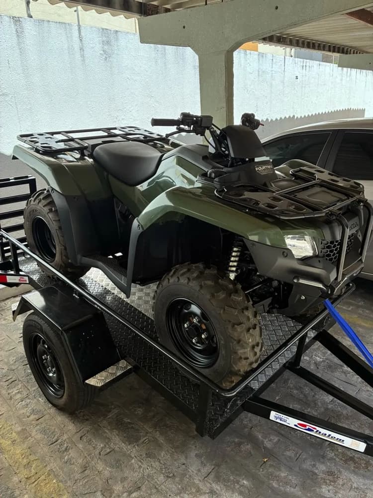 Quadriciclo TRX 420 honda + Reboque