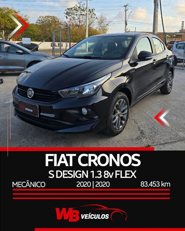 Fiat Cronos Drive 1.3 8V Flex 2020