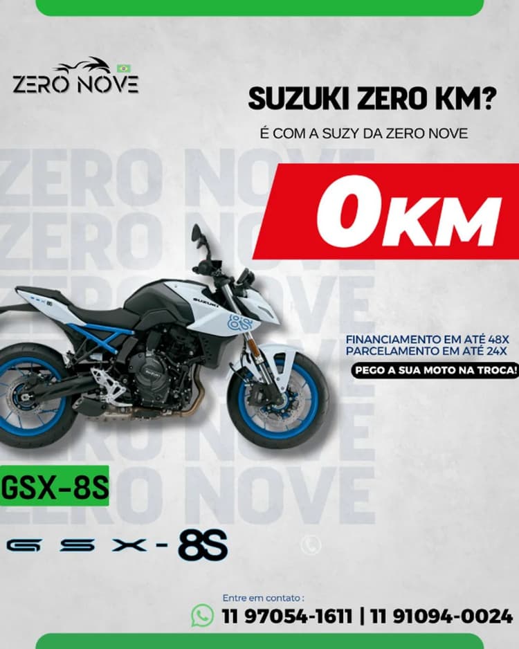 GSX-8S 0KM 2026