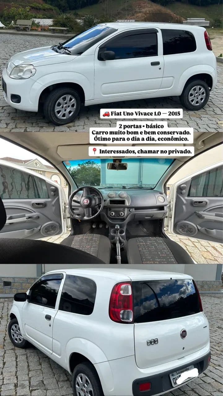 Fiat Uno Vivace/rua 1.0 EVO Fire Flex 8V 5P 2015