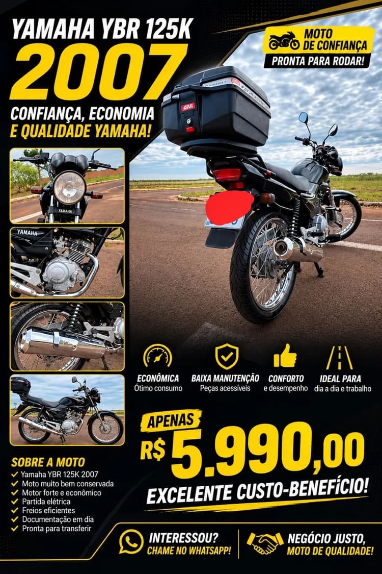 Vende - YAMAHA YBR E 2006