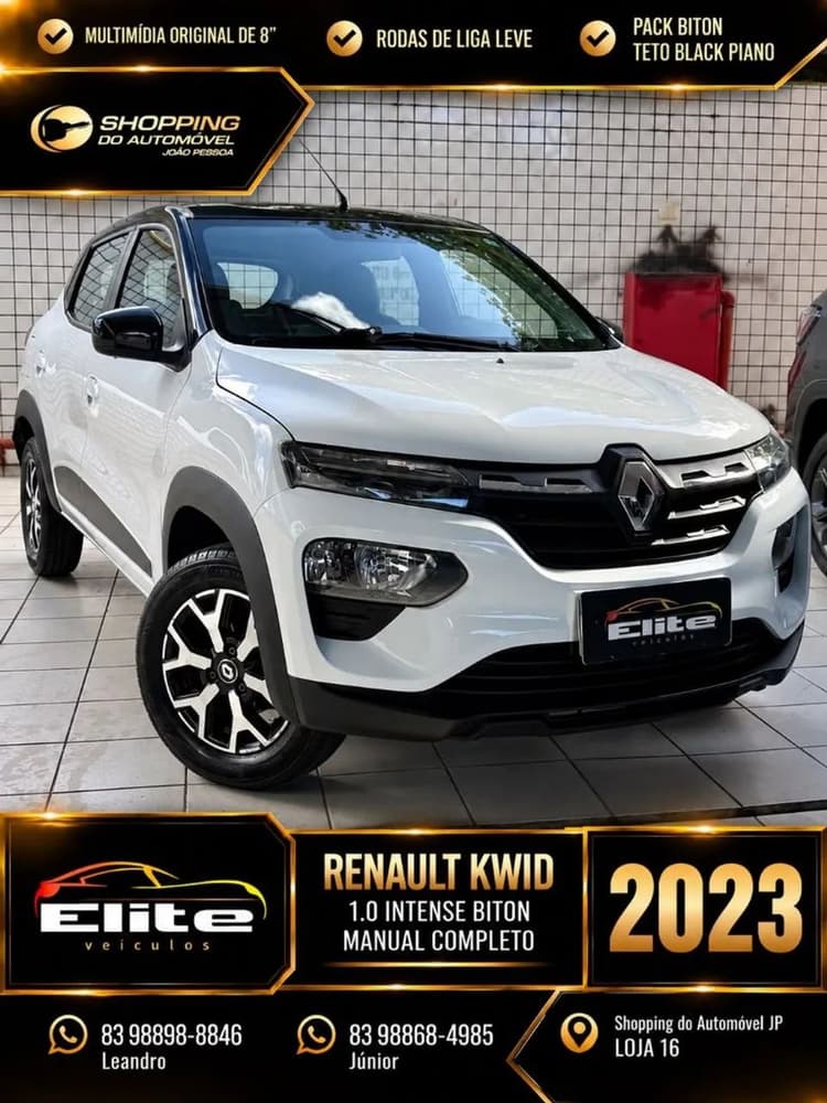 Renault Kwid Intense 1.0 Flex 12V 5P Mec. 2023