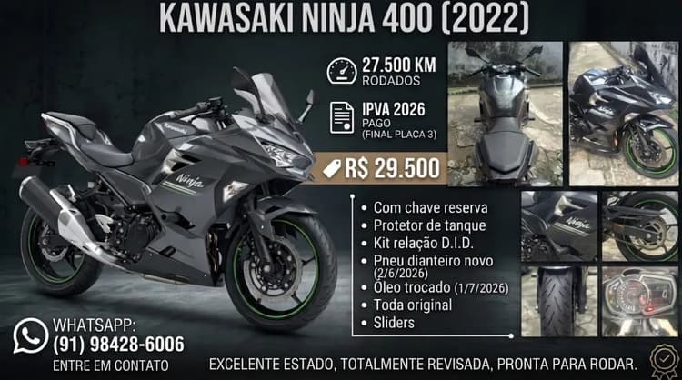 Kawasaki ninja 400