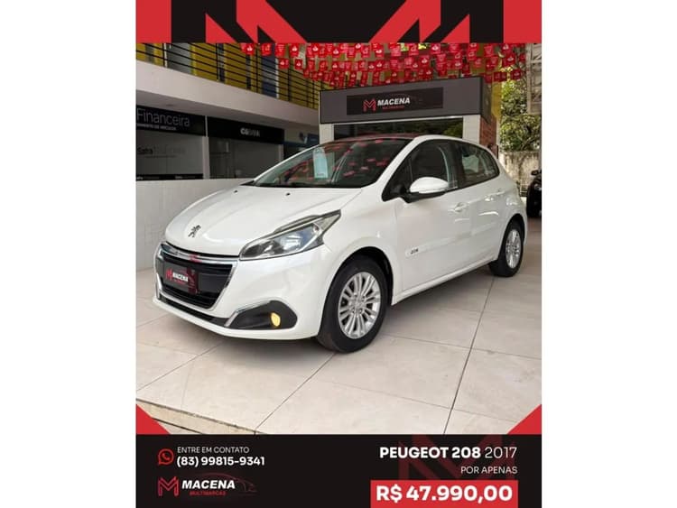 Peugeot 208 Active Pack 1.2 Flex 12V 5P Mec. 2017