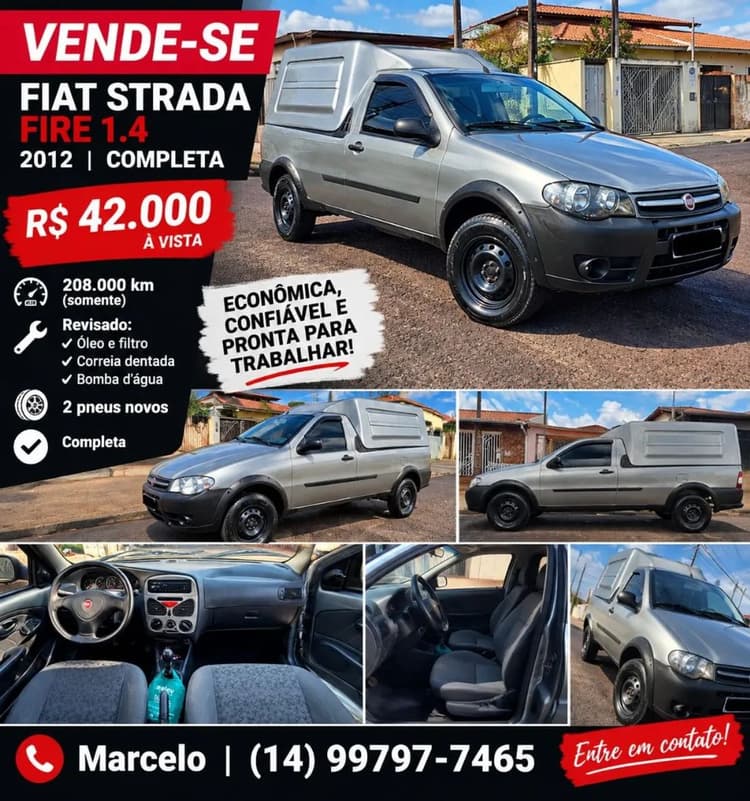 Fiat Strada 1.4 MPI Fire Flex 8V CS 2012