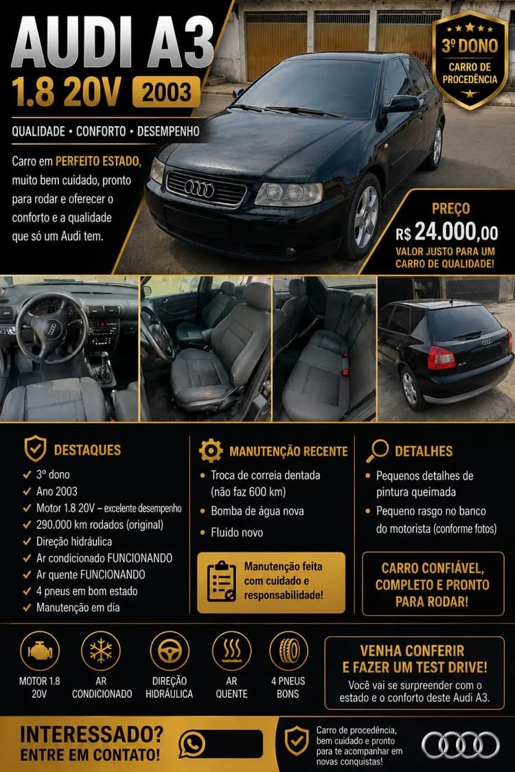 Audi A3 1.8 5P Mec. 2003