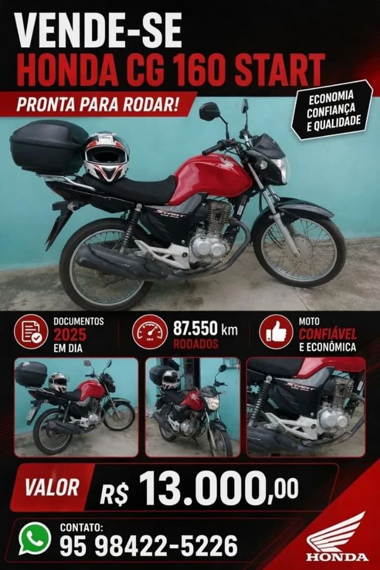 Moto CG Titan START 160 
