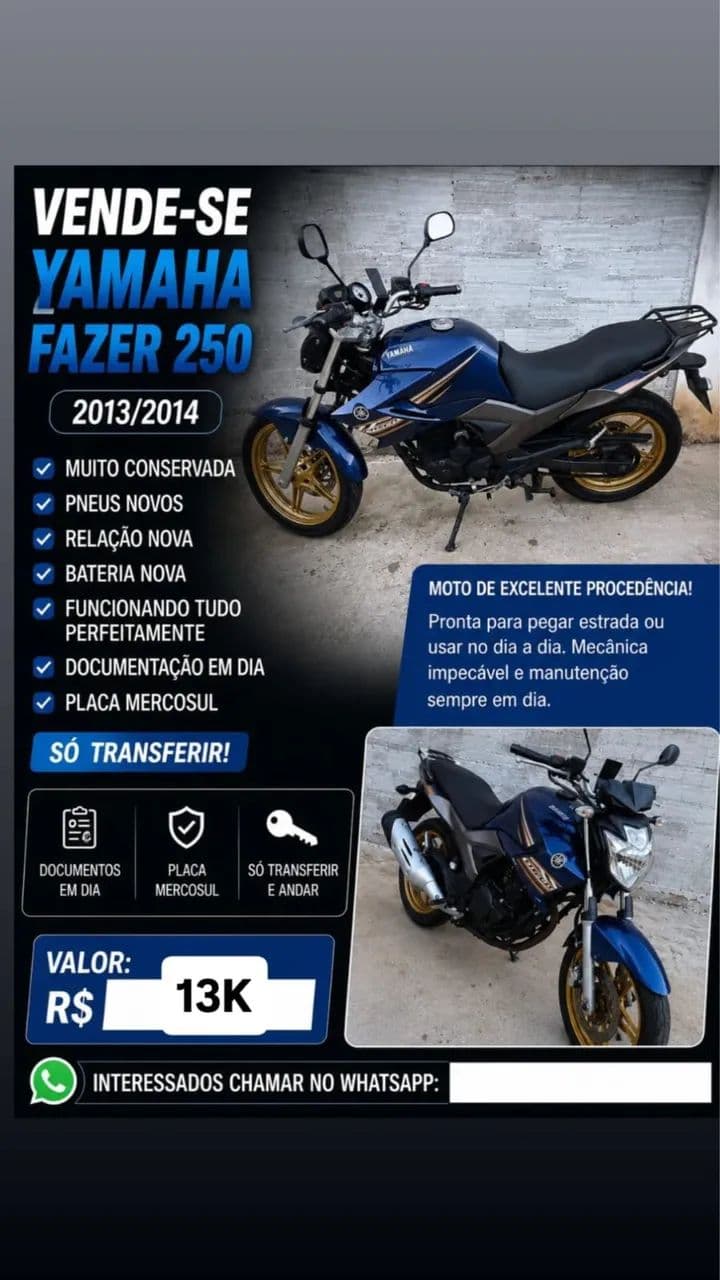 Fazer 250 2013