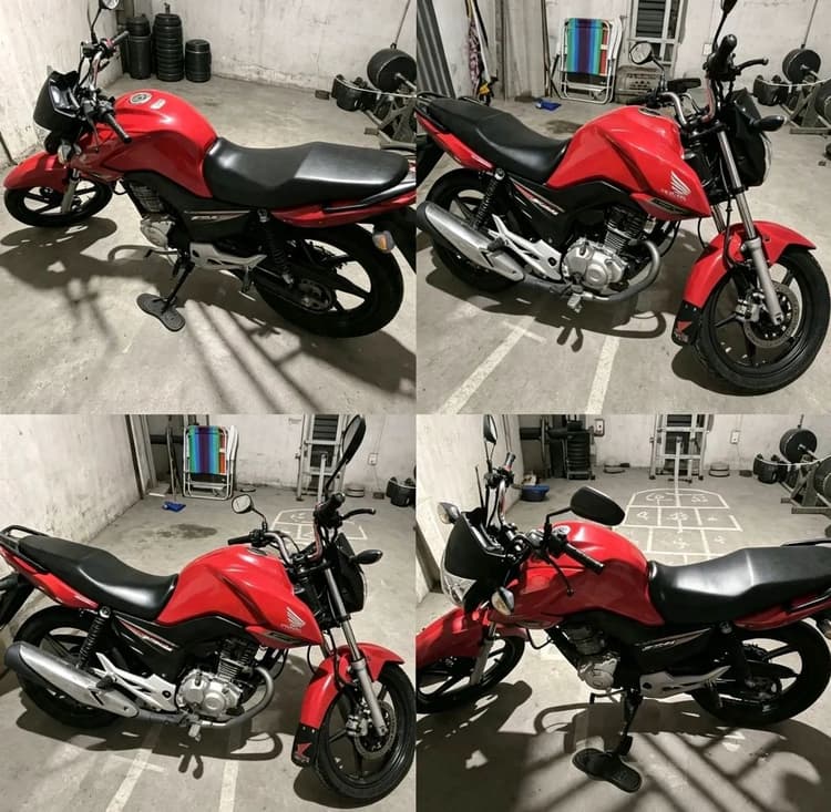 Moto em perfeito estado 