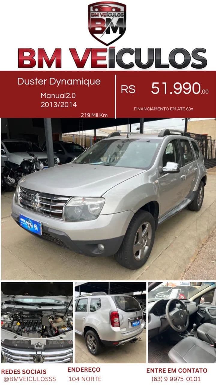 Renault Duster Dynamique 4X4 2.0 Hi-flex 16V MEC 2014