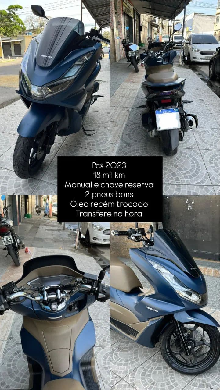 Pcx Azul 