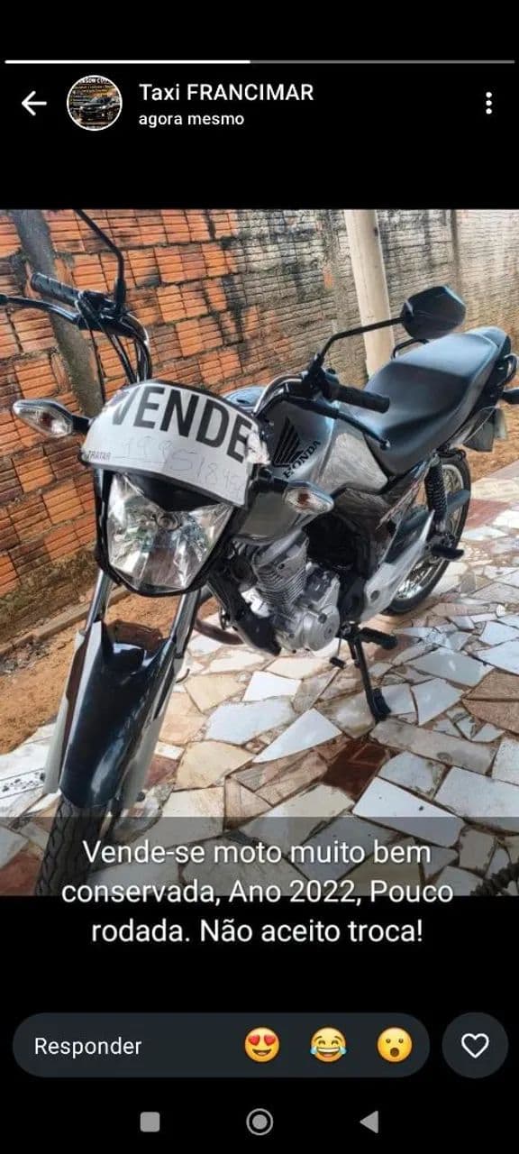 Moto fan start 160 